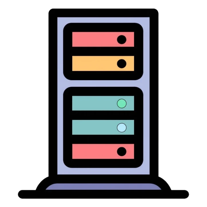 computer server rack sticker