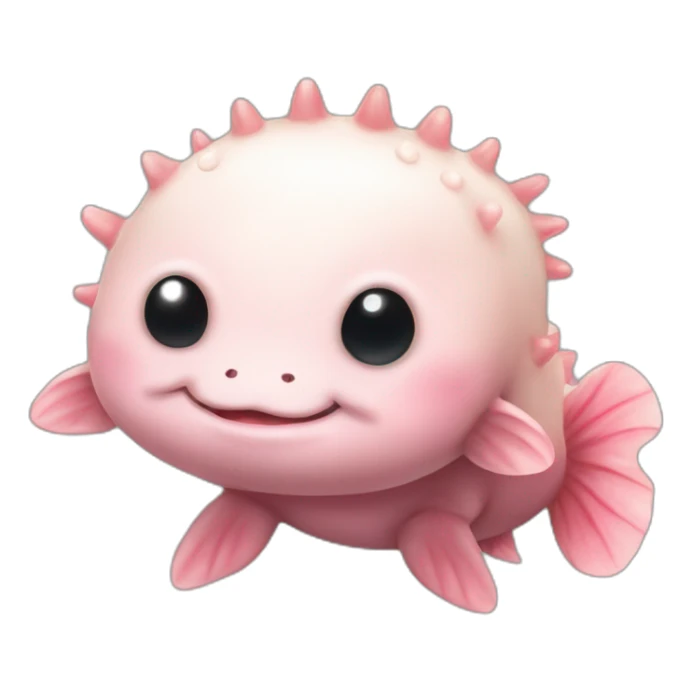 Cute little Chubby Axolotl  sticker