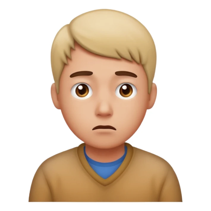 person lost in foggy mind. sticker