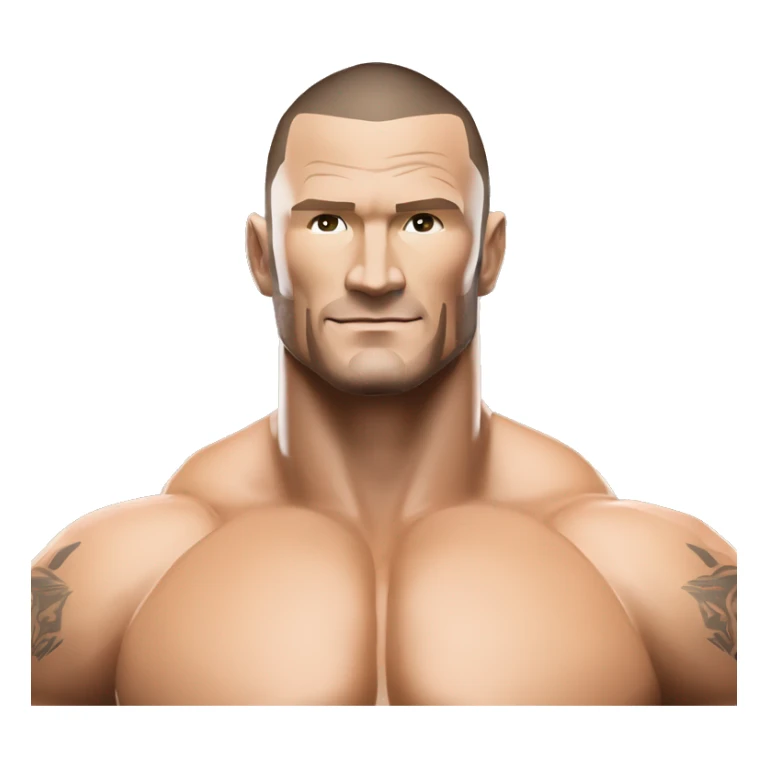 Randy Orton wwe superstar le plus réaliste possible avec un titre  sticker