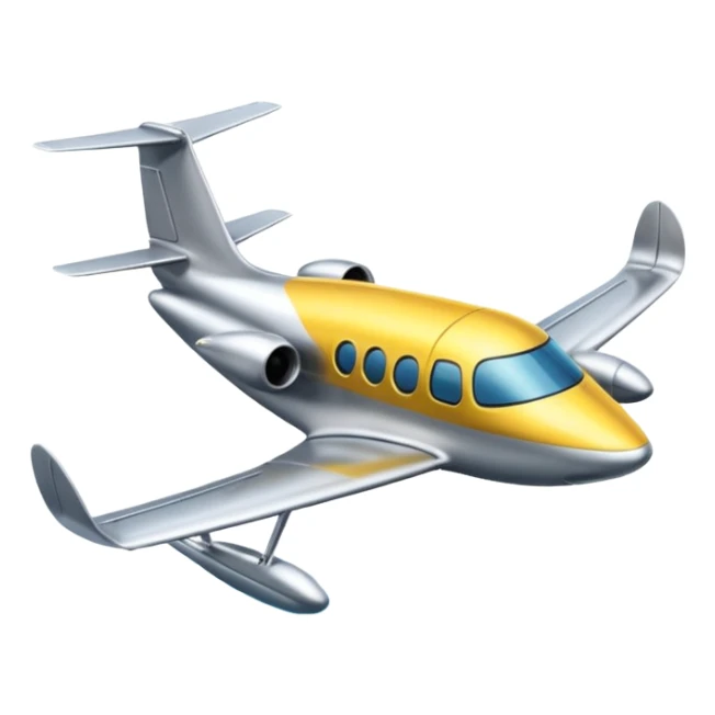 amphibian aircraft taking off from water sticker