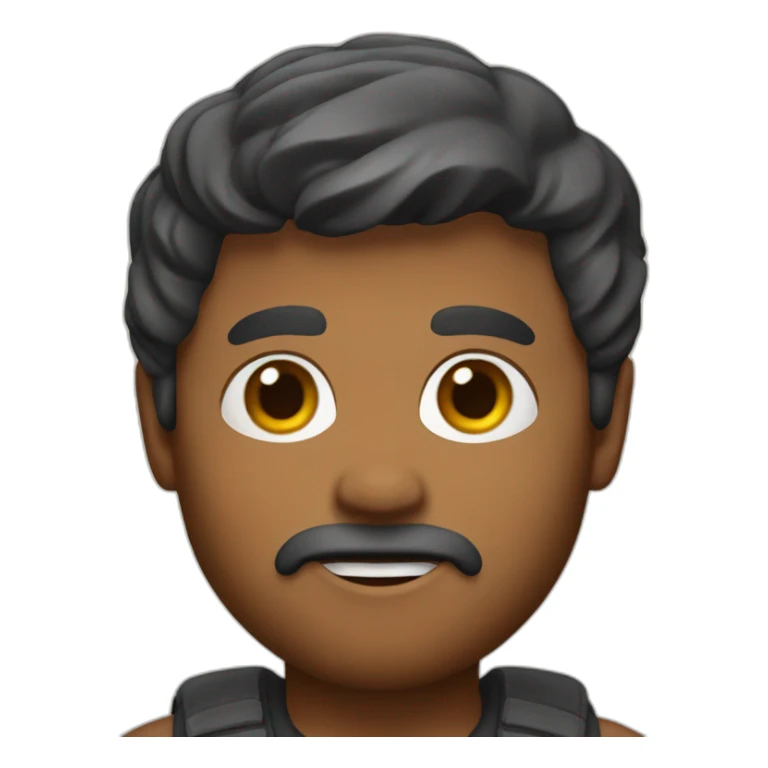 Memoji of Gigachad sticker