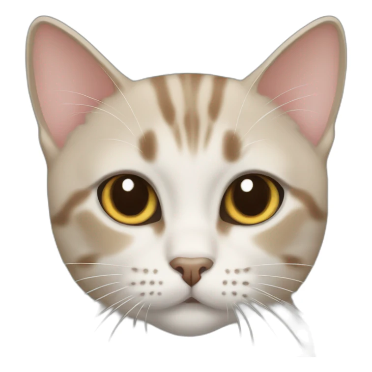 American short hair cat robby sticker