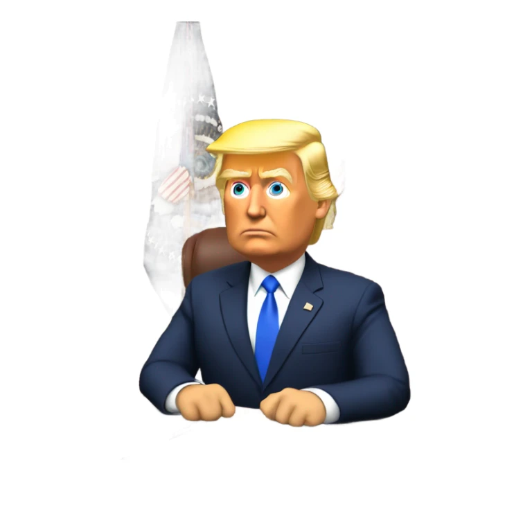 Trump in office  sticker
