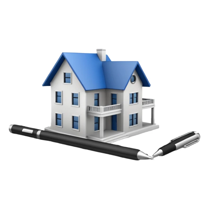 architect blueprints of a house only on paper sticker