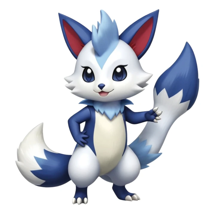 Shiny Furret-Meowstic-Zangoose-Hybrid (Full body) sticker