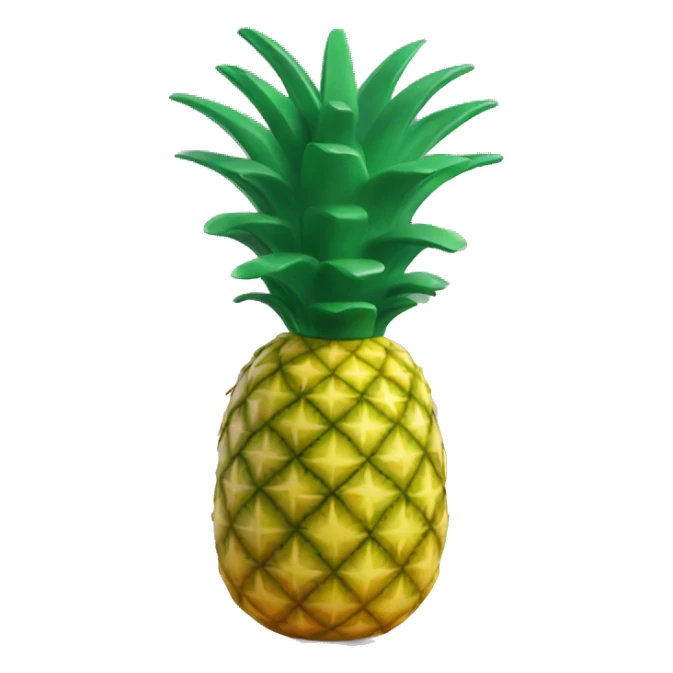 3D Pineapple  sticker