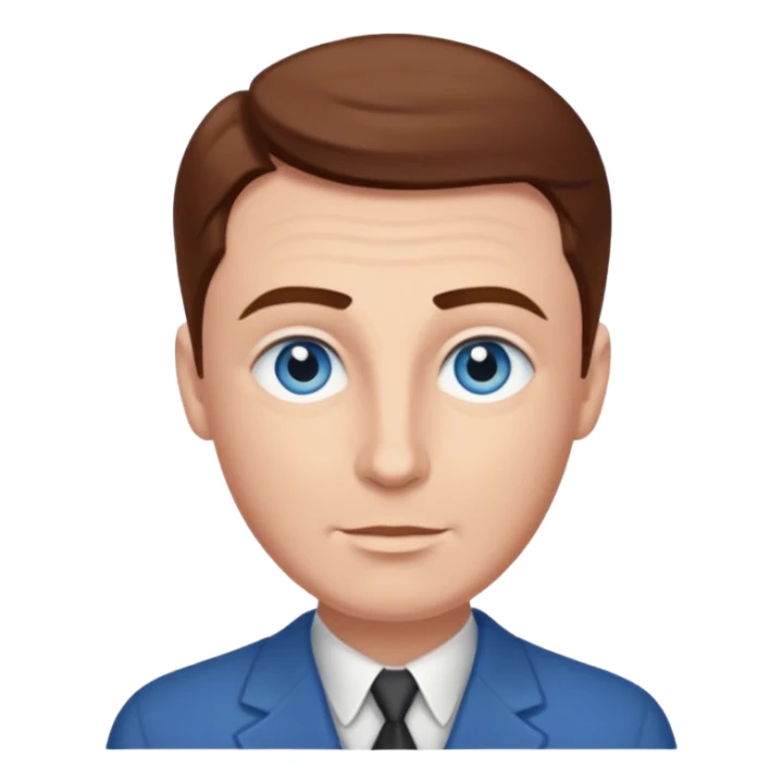 Jack Haley (1897-1979) with blue eyes, brown hair sticker