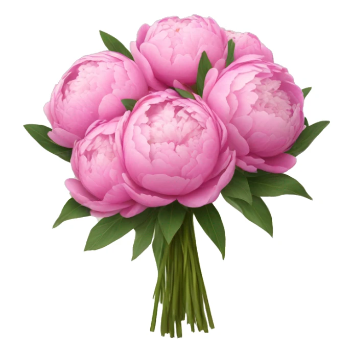 bouquet of peonies sticker