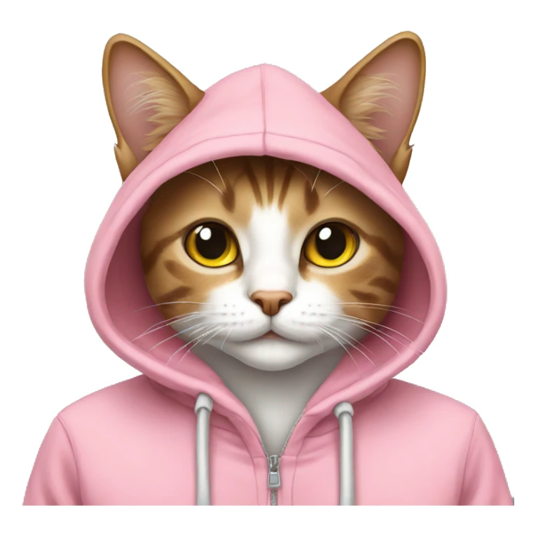 Cat Wear Hoodie  sticker
