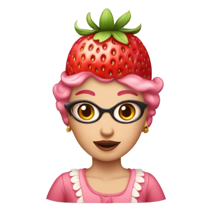 strawberry coquette sticker