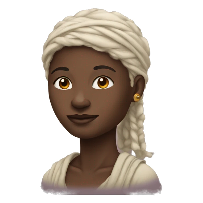 One West African pastel sticker