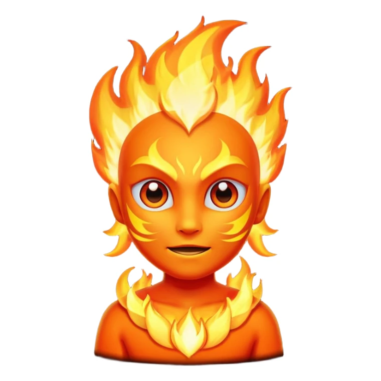 fire spirit sticker