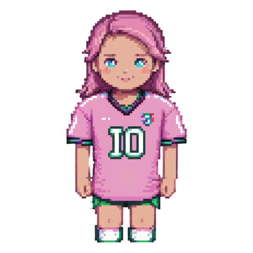 pink sports jersey sticker