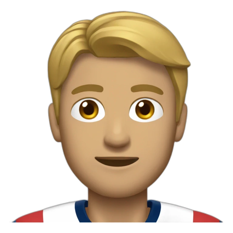 Jugador de universitario de deportes sticker