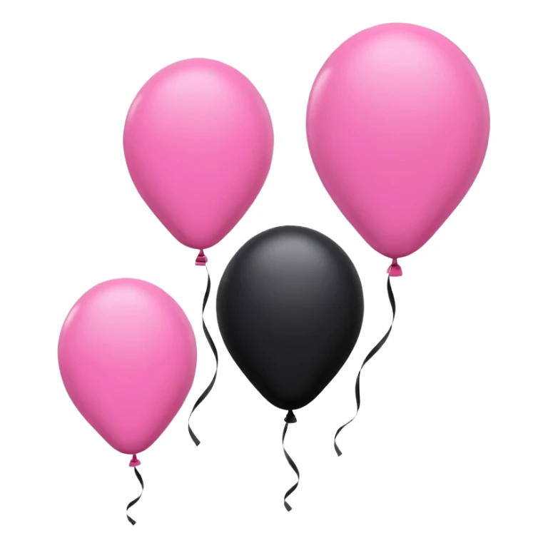 Happy Birthday in Pink and Black  sticker