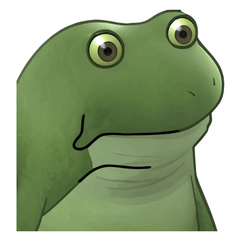 Salt Bae meme character sprinkling salt, green bufo frog meme style, no text sticker