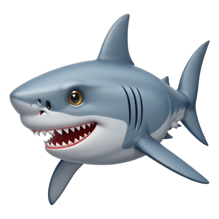 Shark with big stars in the eyes  sticker