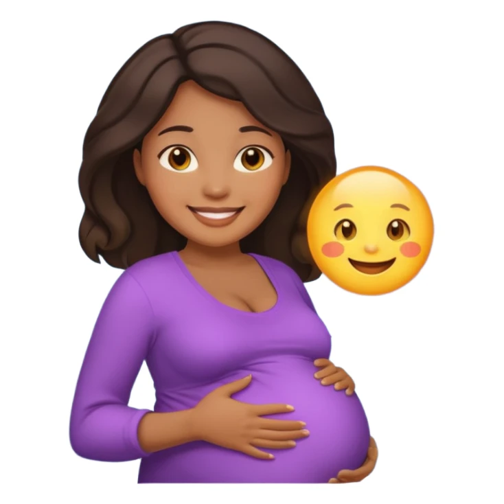 Pregnant women of color sticker