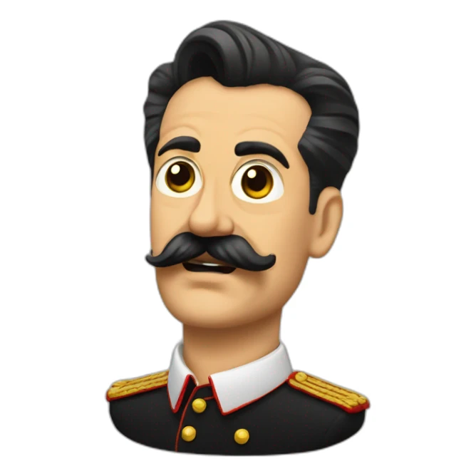 stalin hating spanish flamenco sticker