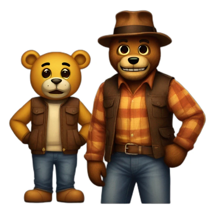 Freddy fazbear and dodge sticker