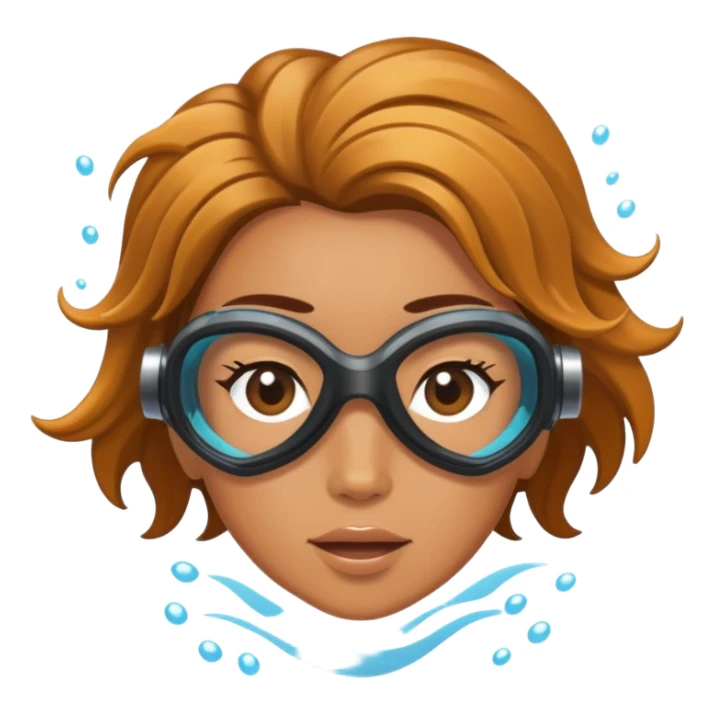 Woman diving  sticker
