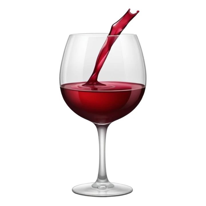 glass of wine  sticker