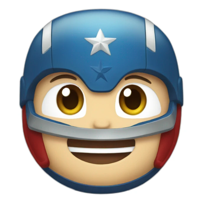 happy captain america in christmas sticker
