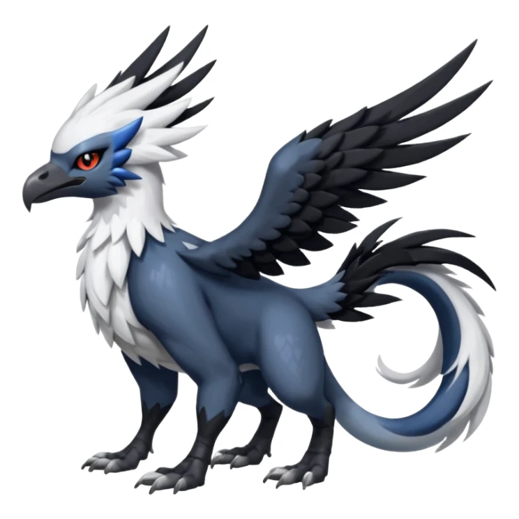 Trico-Nargacuga-Silvally-Absol-fusion sticker