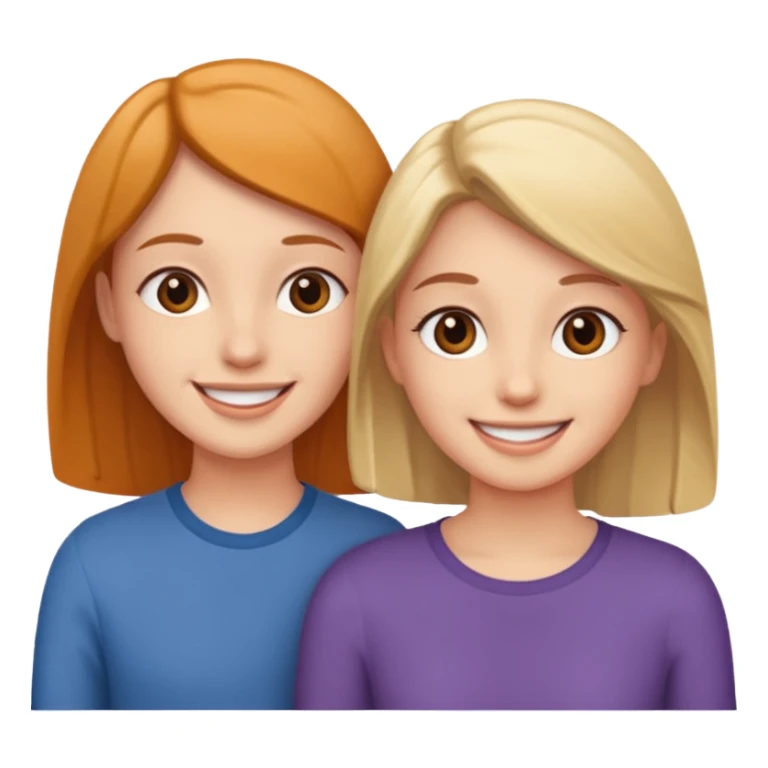 two friends meet each other and they re looking at each other sticker