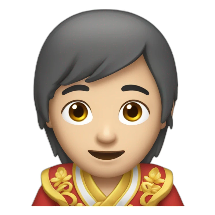 Chinois qui joue au jeux videos sticker