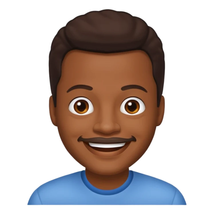 Roger Troutman with dark brown hair sticker