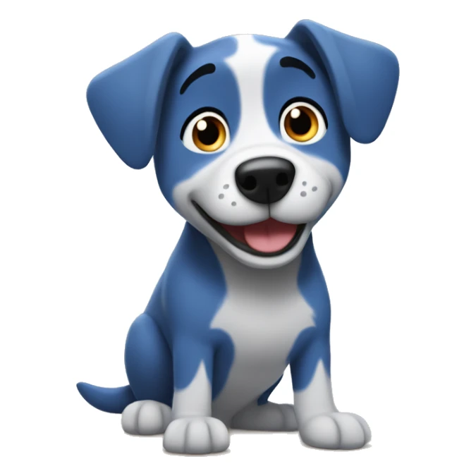 Dog Of tv show Bluey sticker