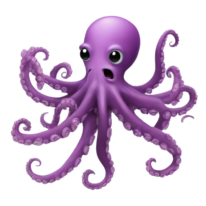 Octopus doing a tik tok dance called the griddy sticker