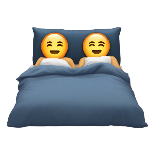 Two people laying in bed watching tv sticker