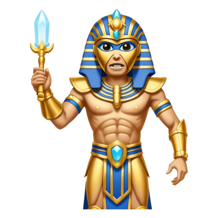 iron maiden powerslave egypt eddie elegante glamour sparkle dance sticker