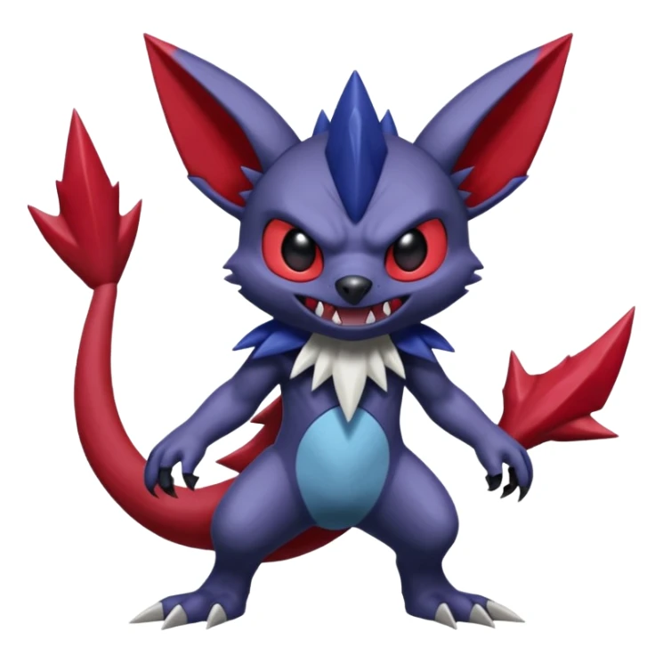 Stitch-Sableye-Darkrai-Zangoose-fusion, full body sticker