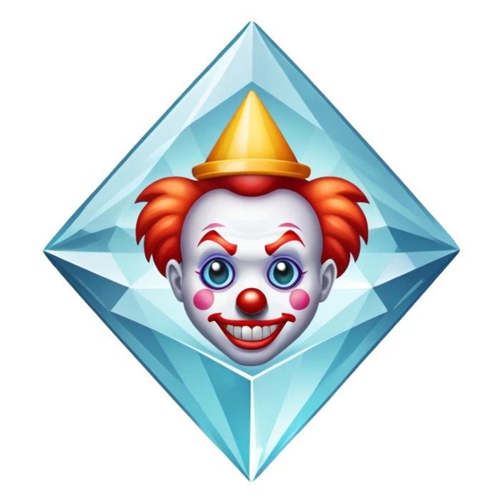 Un payasito encerrado en un rombo  sticker