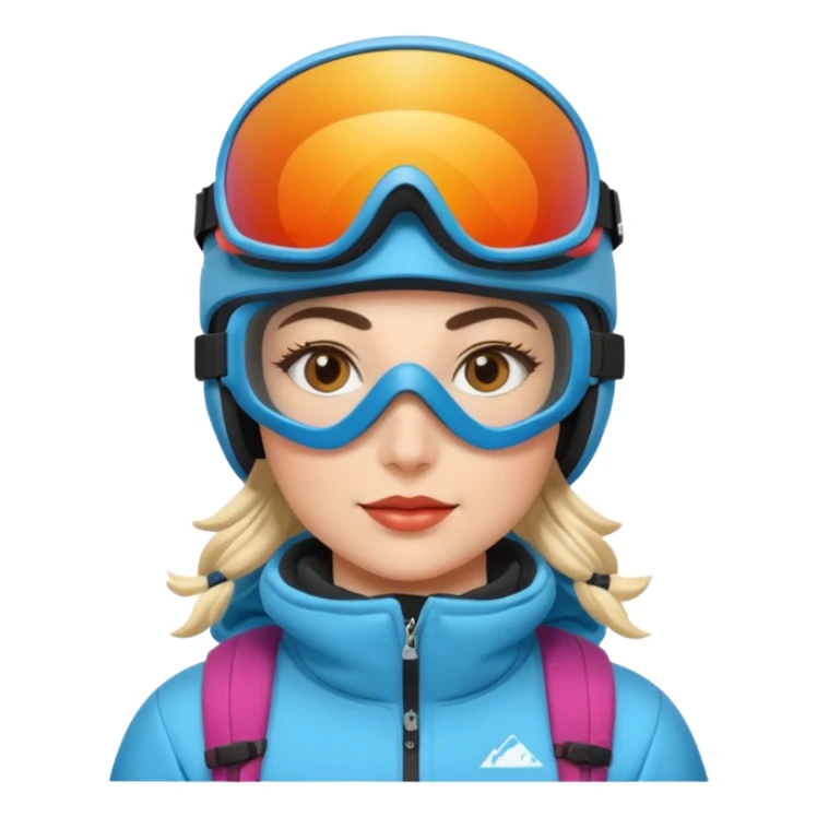 Woman Skiing Matterhorn sticker