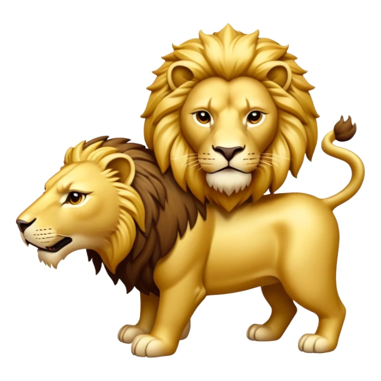 Gs arması yanında aslan sticker