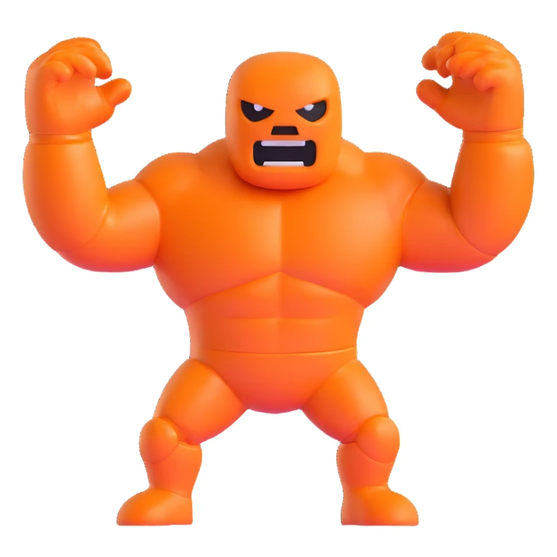 The Thing Marvel character orange rocky superhero sticker