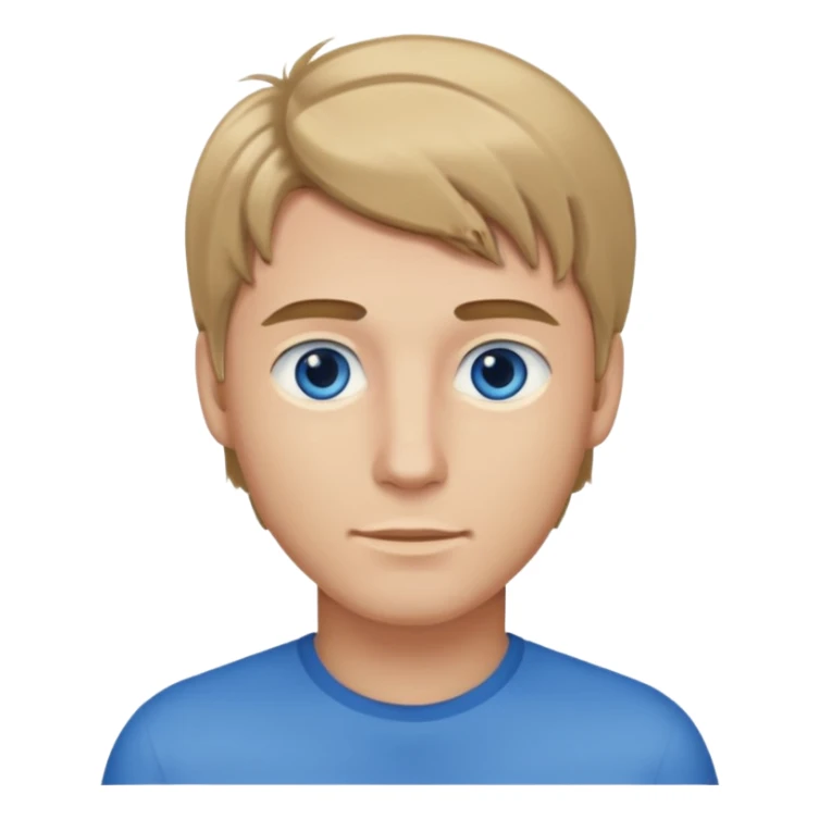 male darkblond sticker