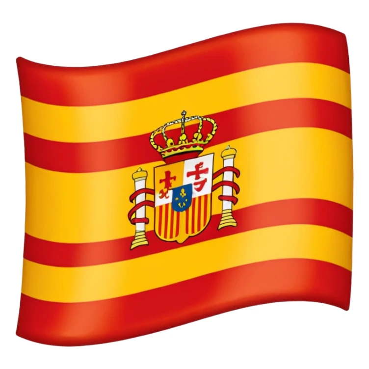 añade a la bandera de españa dos aguilas  sticker