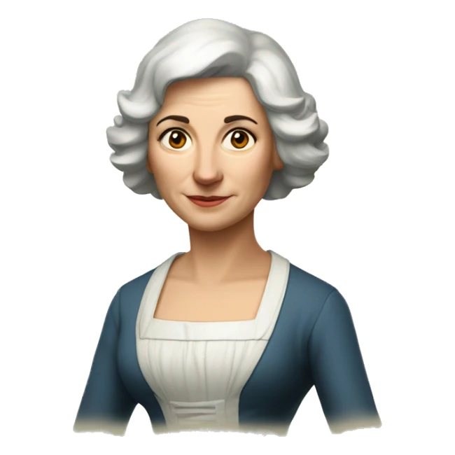 style Bosch, portrait de  la femme Ève vue de face sticker