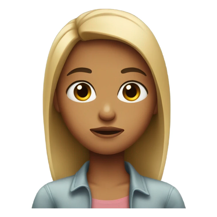 Girl with arms crossed annoyed sticker