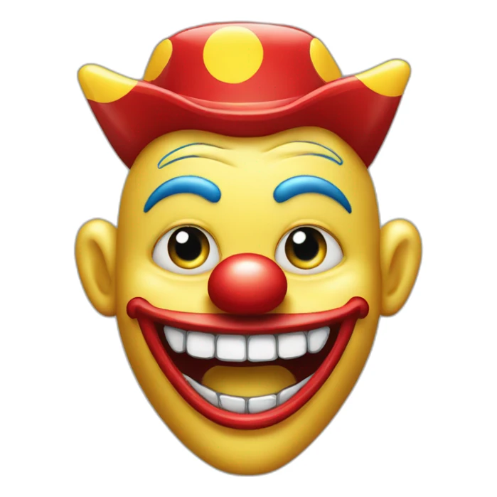 Clown avec des grillz en diamant sticker