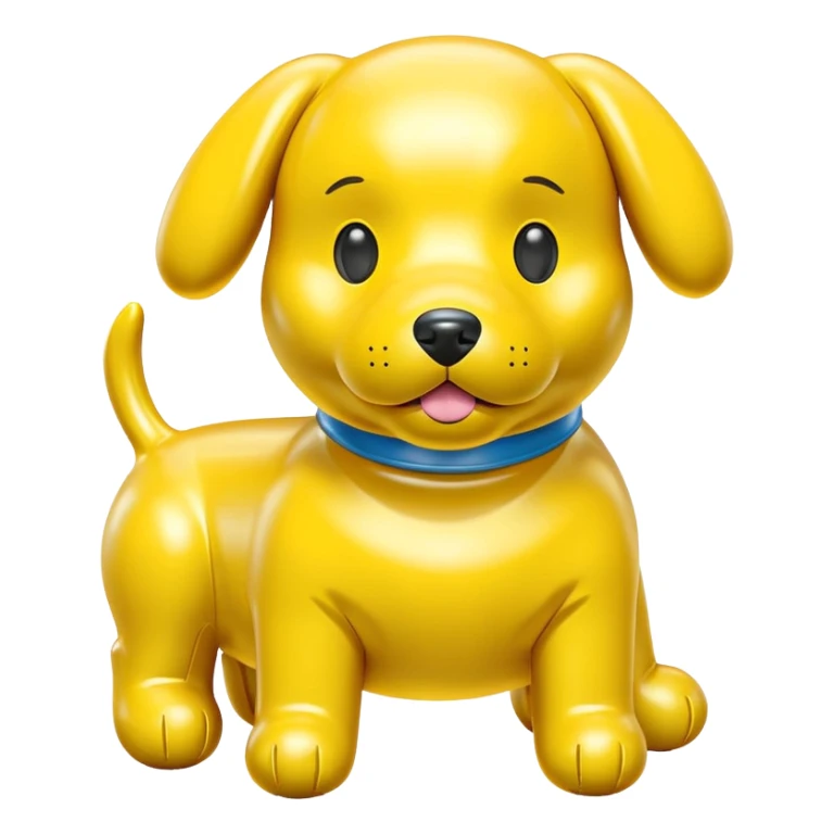  SPAM meat jeff koons style inflatable puppy abstract art sculpture  sticker