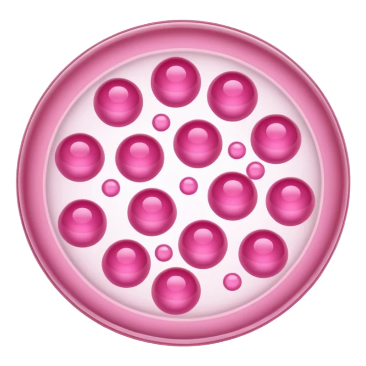 placa de petry com bolinhas rosas pequenas sticker