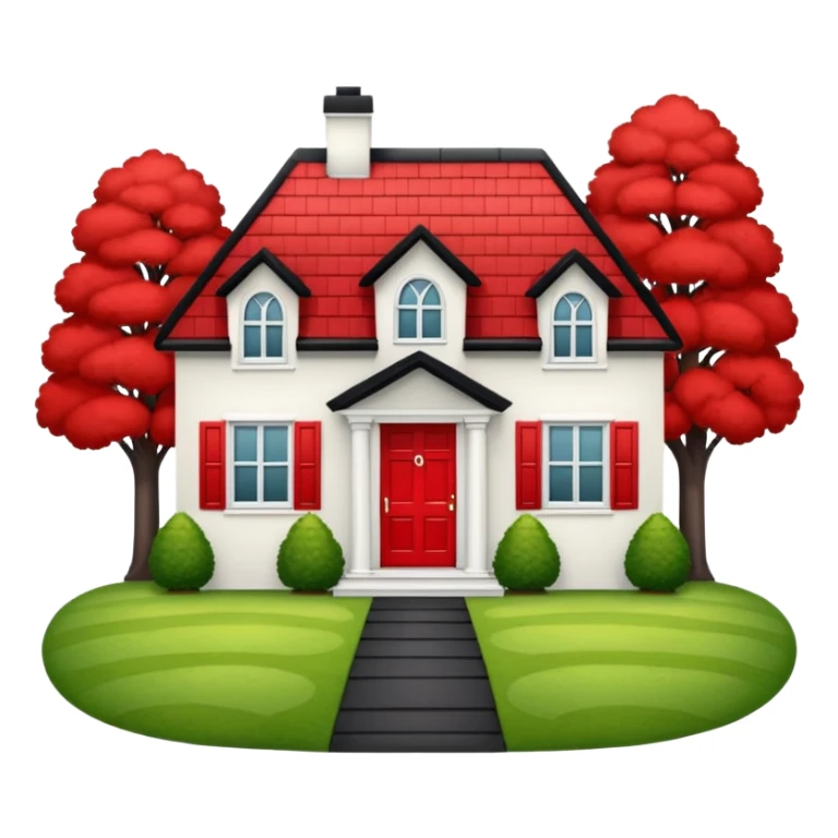 Pretty house sticker