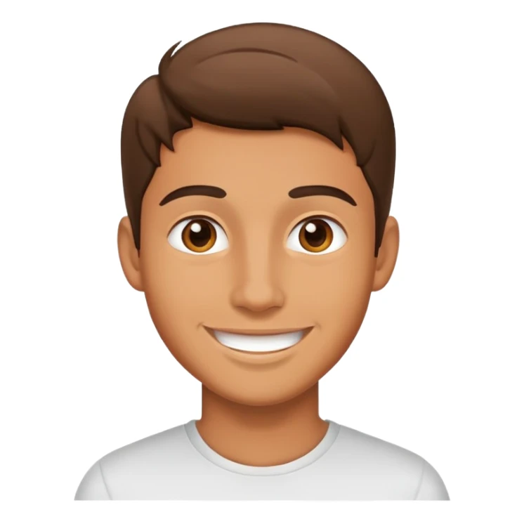 portrait of a young man sticker